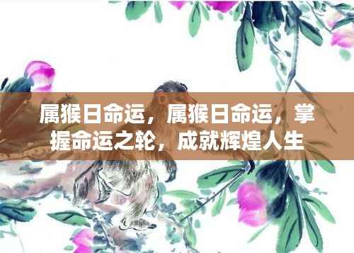 属猴人的命运密码,掌握命运之轮,成就辉煌人生之路