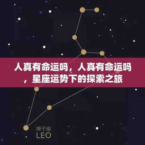 星座运势背后的探索之旅,探寻命运的真谛