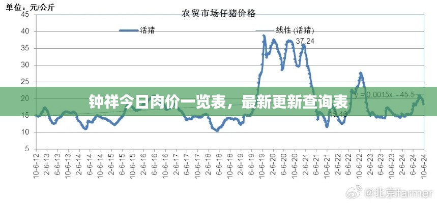 钟祥今日肉价一览表,最新更新查询表