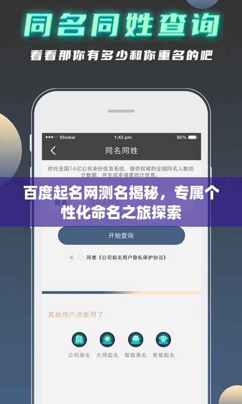 百度起名网测名揭秘,专属个性化命名之旅探索