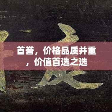首誉,价格品质并重,价值首选之选